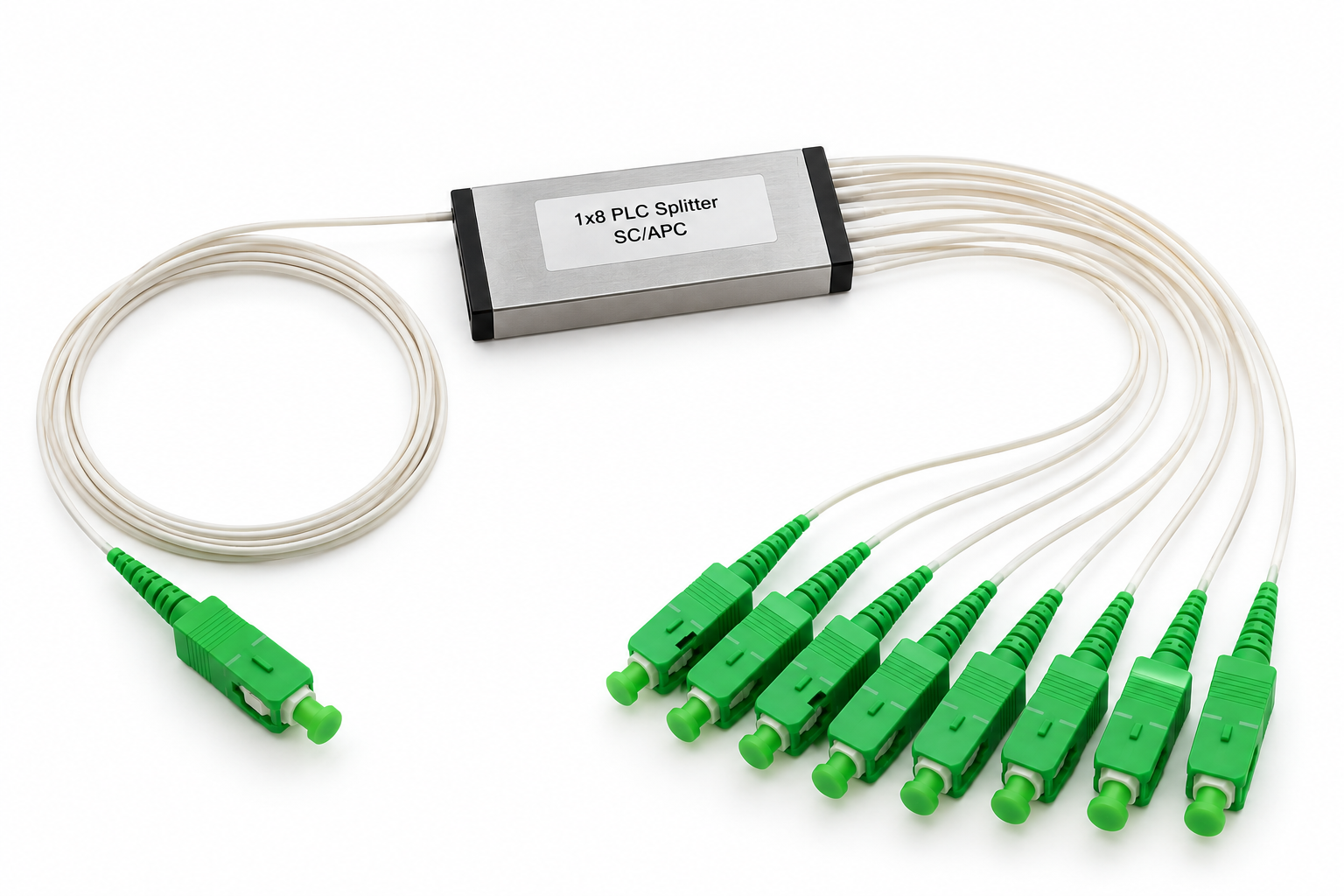 Fibre Optic PLC Splitter 1x8 SC/APC